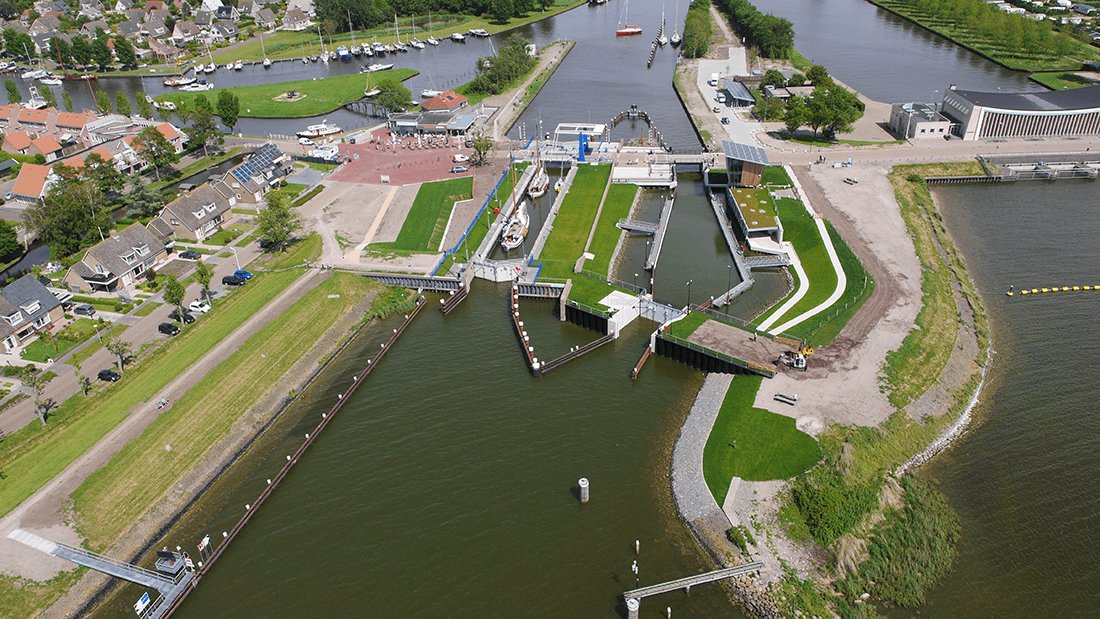 Sluis Stavoren overzicht